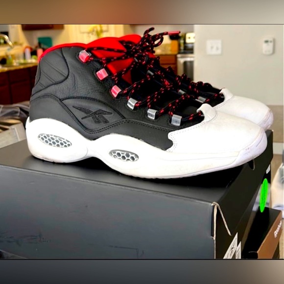 Reebok Question Mid Iverson X Harden 76ers FZ1365 - Picture 1 of 5